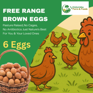 Free Range Brown 6 Eggs