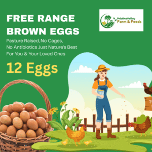Free Range Brown 12 Eggs